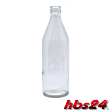 Bierflasche 0,5 Liter Klar