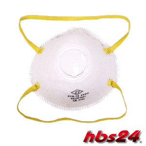 Atemschutzmaske mit Ventil 1 Stück - hbs24